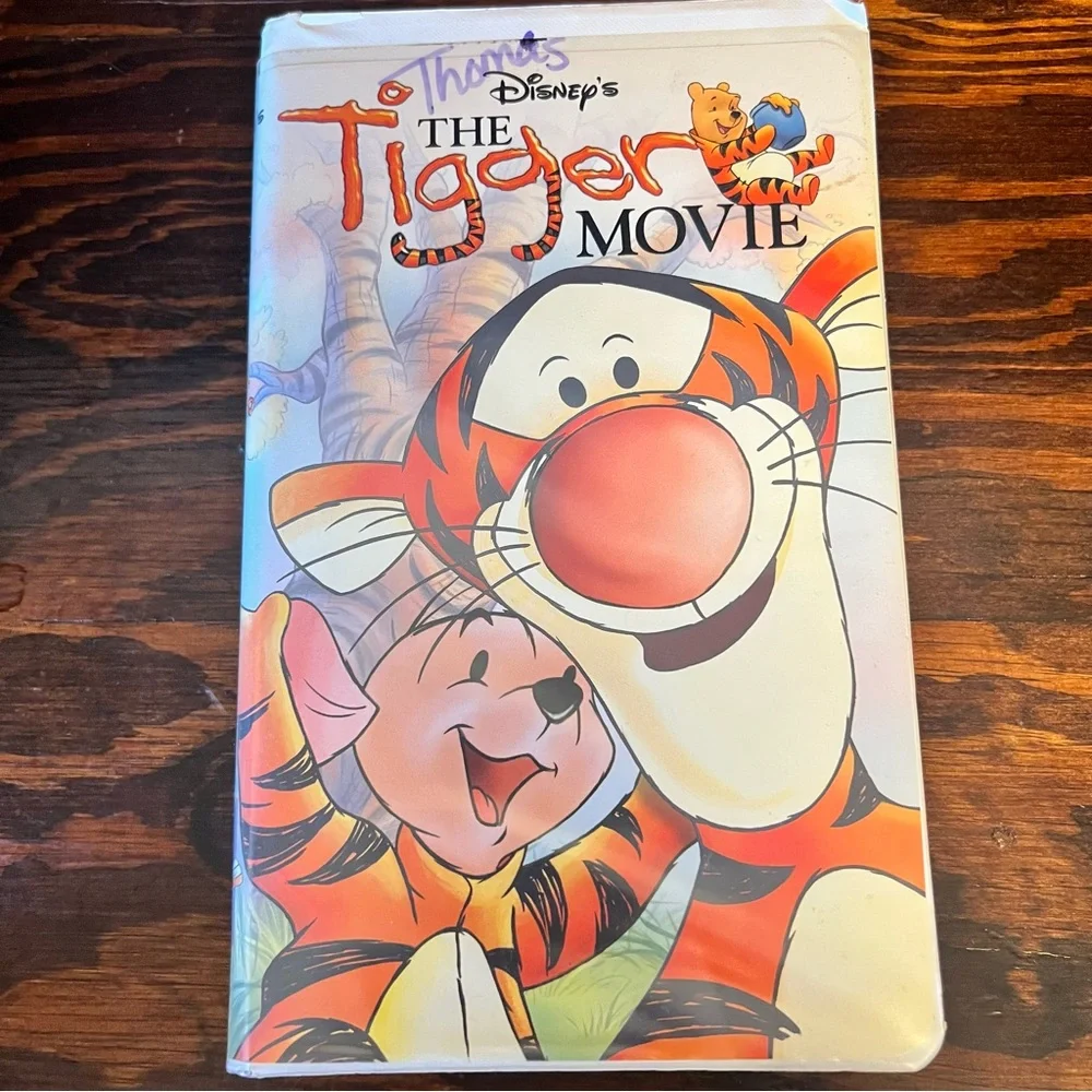 Disney's Winnie the Pooh and Tigger Movie VHS Set - Colorful Covers